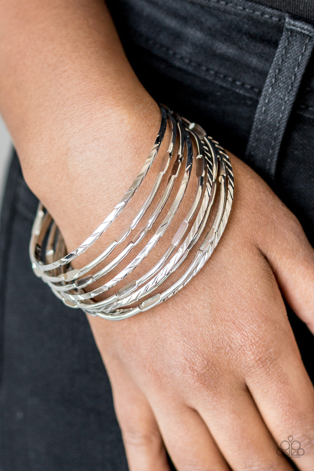 Paparazzi Bracelet - Urban Sprawl - Silver (PZ-743)