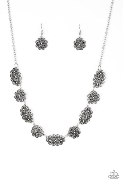 Vintage Vogue - Silver-Paparazzi Necklace (#1555)