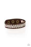 Paparazzi Urban Bracelet- Watch Your BACKPACKER - Brown