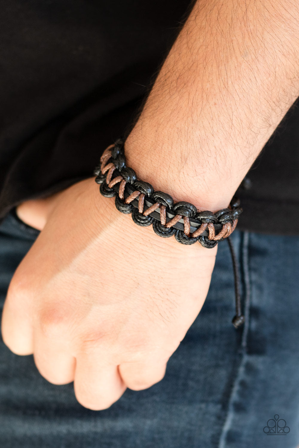 Paparazzi Urban Bracelet - WEAVE It At That - Black (PZ-791)
