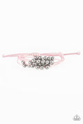 Without Skipping A BEAD - Pink-Paparazzi Bracelet (#1794)