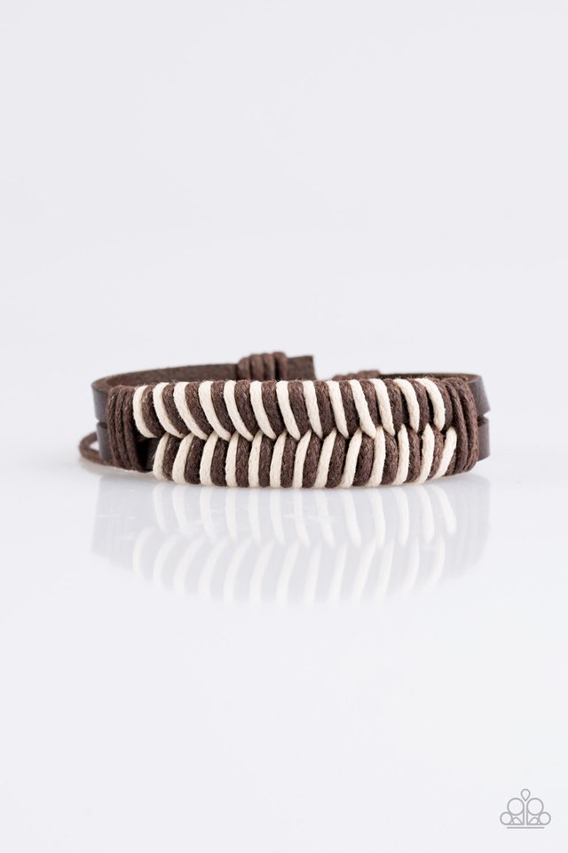 Paparazzi Bracelet - Mountain Expedition - Brown (PZ-1279)