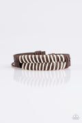Paparazzi Bracelet - Mountain Expedition - Brown (PZ-1279)