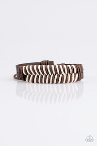 Paparazzi Bracelet - Mountain Expedition - Brown (#1279)