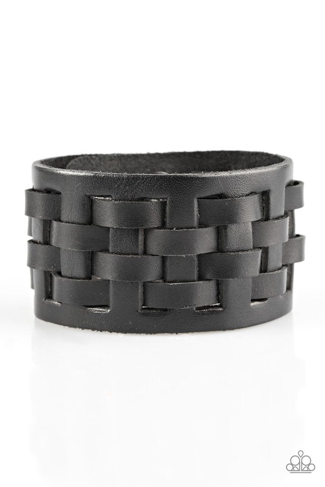 Paparazzi Urban Bracelet - Road Hog - Black (UB129)