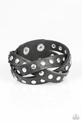 Paparazzi Urban Bracelet - Race and Rally - Black (UB106)