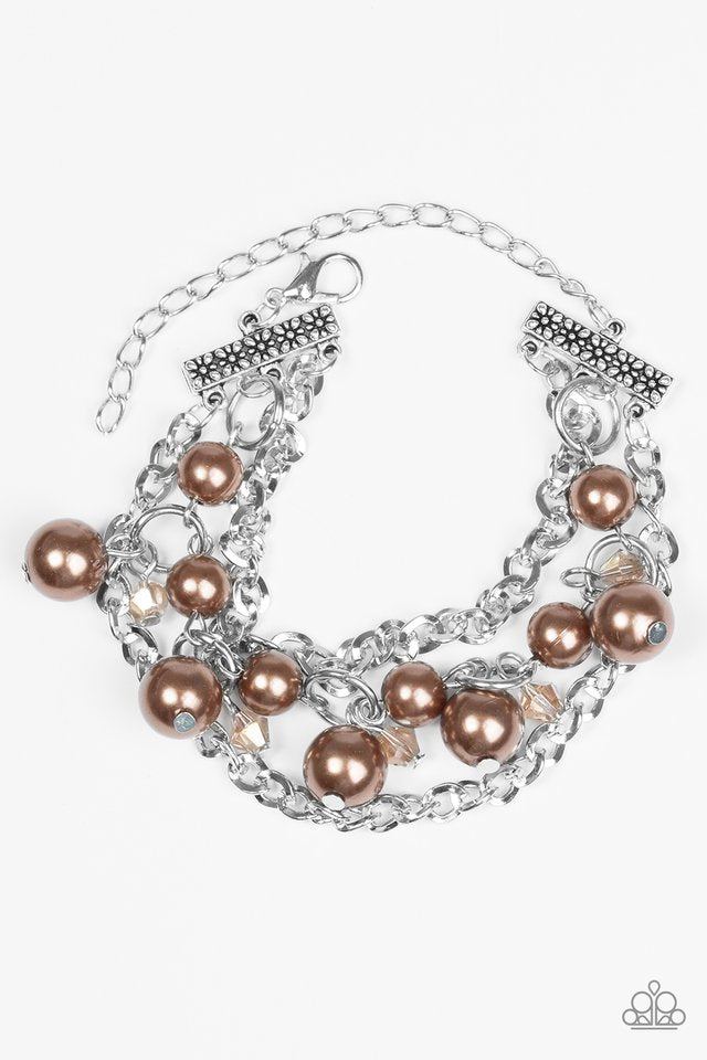 Paparazzi Bracelet - Manhattan Musical - Brown (#1708)