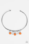 Paparazzi Bracelet - Totally Tahoe Orange Cuff (PZ-744)