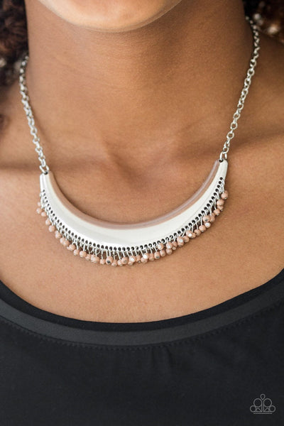 Fringe Out - Brown Paparazzi Necklace