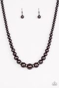 Party Pearls - Black Paparazzi Necklace