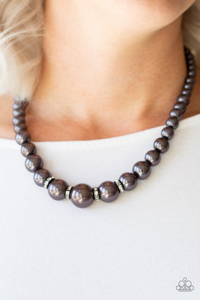 Party Pearls - Black Paparazzi Necklace