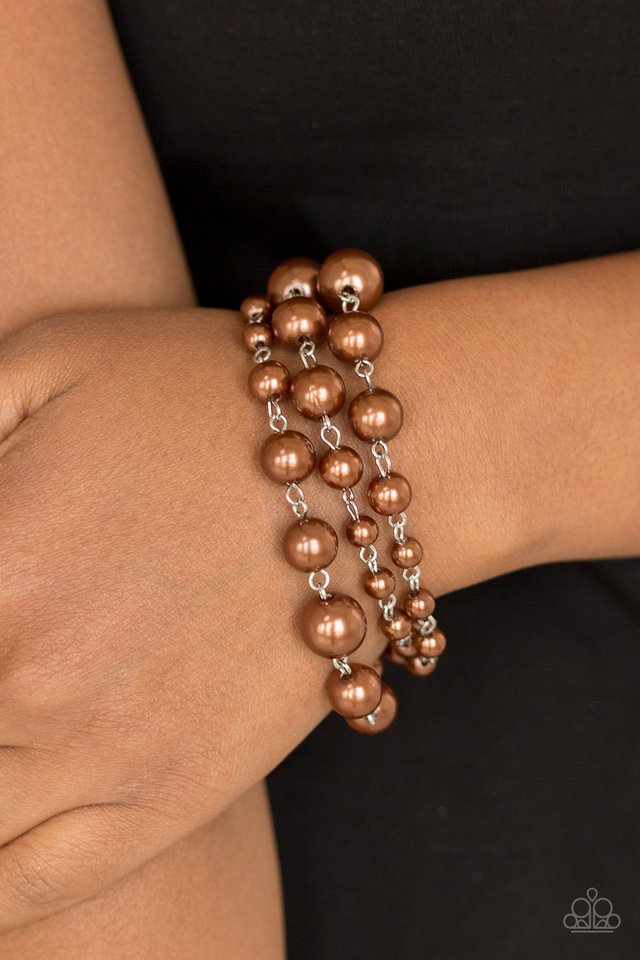 Paparazzi Bracelet - Until The End Of TIMELESS - Brown (PZ-1031)