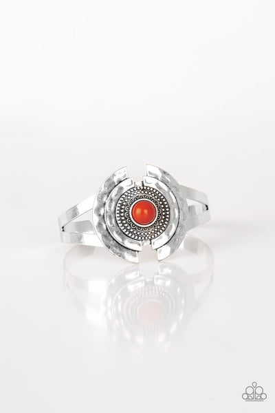 Incredibly Indie - Orange Paparazzi Cuff Bracelet