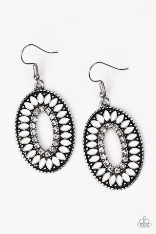 Paparazzi Earrings - Fishing For Fabulous - White (PZ-599)