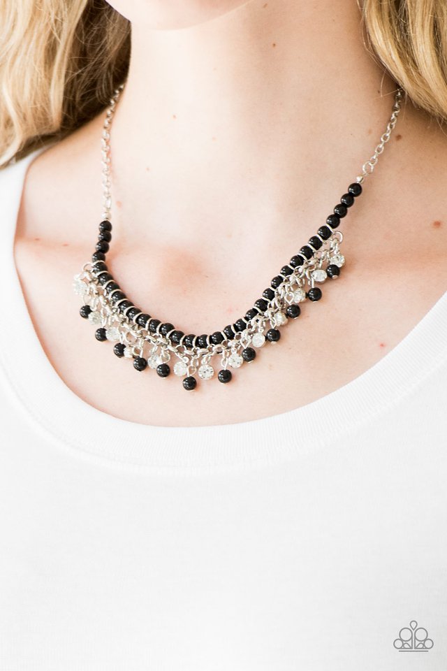 A Touch of CLASSY - Black Paparazzi Necklace (PZ-710)