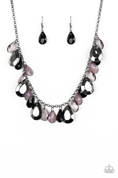 Hurricane Season - Black Paparazzi Necklace