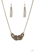 Paparazzi Necklace - Nautically Naples - Brass