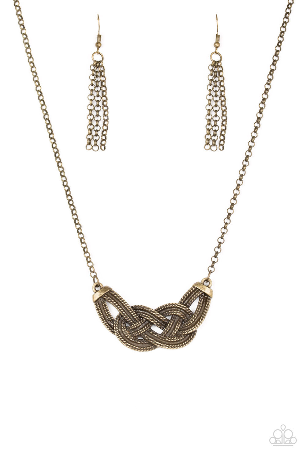 Paparazzi Necklace - Nautically Naples - Brass