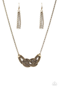 Paparazzi Necklace - Nautically Naples - Brass