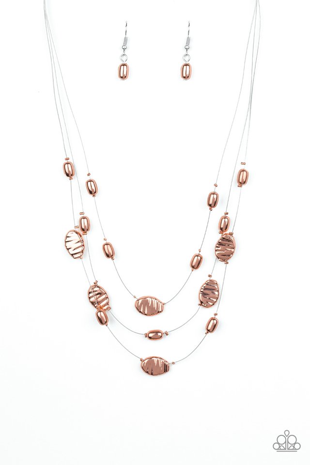 Top ZEN - Copper Paparazzi Necklace