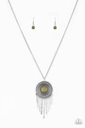 Paparazzi Long Necklace - Bon VOYAGER - Green