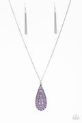 Tiki Tease - Purple Paparazzi Necklace