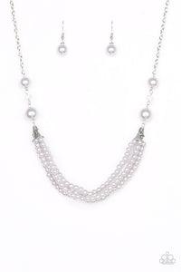One-WOMAN Show - Silver Paparazzi Necklace (#827)