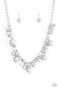 Paparazzi Necklace - The Upstater - Silver (PZ-754)