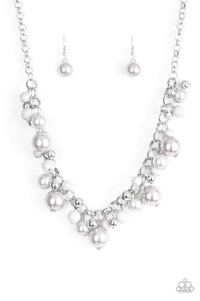 Paparazzi Necklace - The Upstater - Silver (PZ-754)