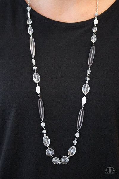 Quite Quintessence - White Paparazzi Necklace