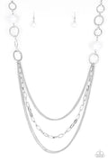 Margarita Masquerades - White Paparazzi Necklace