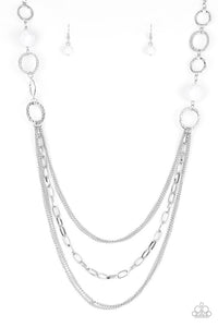 Margarita Masquerades - White Paparazzi Necklace