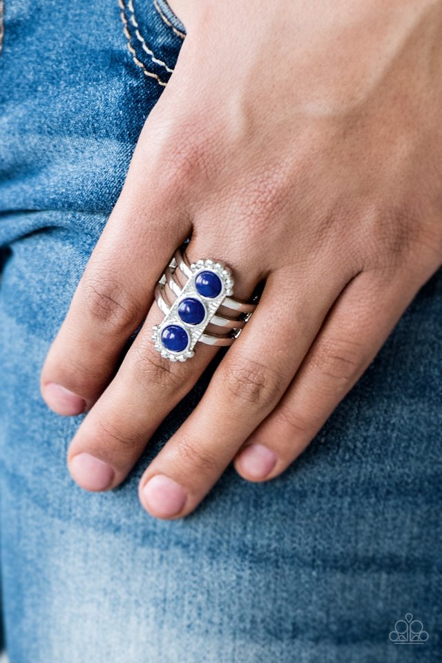 Paparazzi Ring - Rio Trio - Blue (R113)
