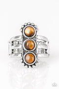 Rio Trio - Brown Paparazzi Ring