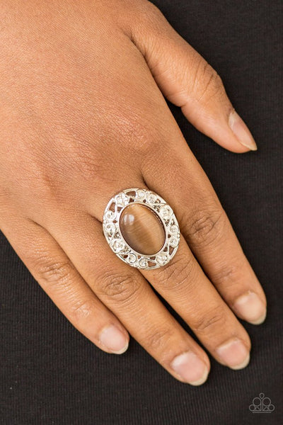 Paparazzi Ring - Moonlit Marigold - Brown (R174)