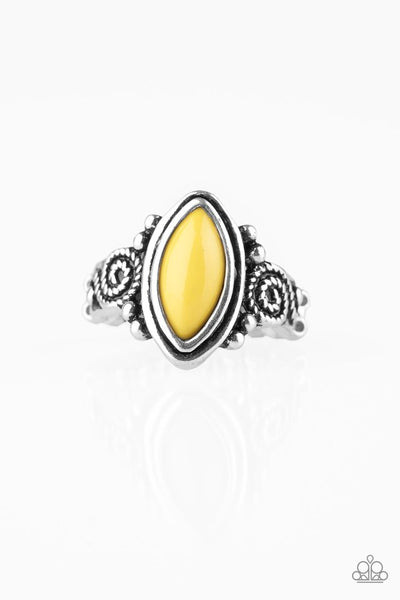 ZOO Hot To Handle - Yellow Paparazzi Ring
