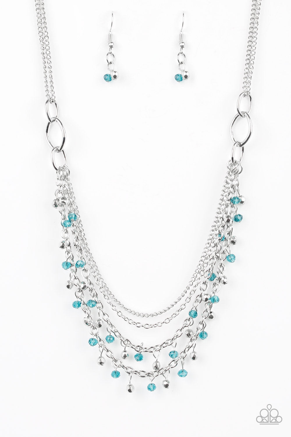 Financially Fabulous - Blue Paparazzi Necklace (#3634)