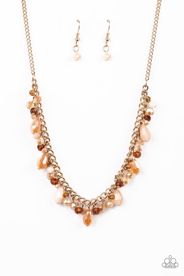 Courageously Catwalk - Gold Paparazzi Necklace
