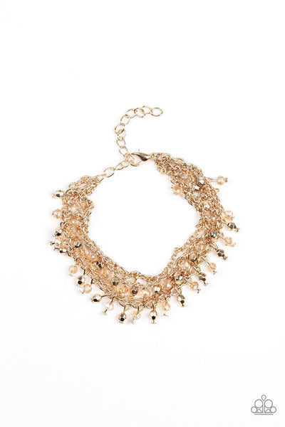 Cash Confidence - Gold Paparazzi Bracelet