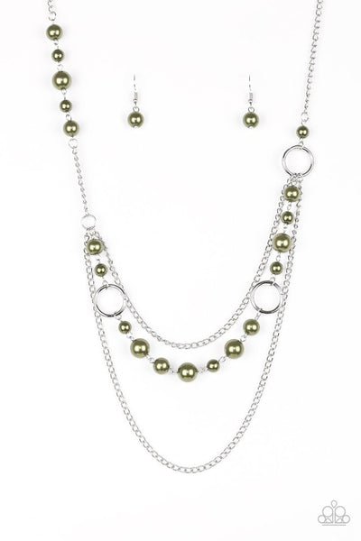 Paparazzi Long Necklace - Party Dress Princess - Green