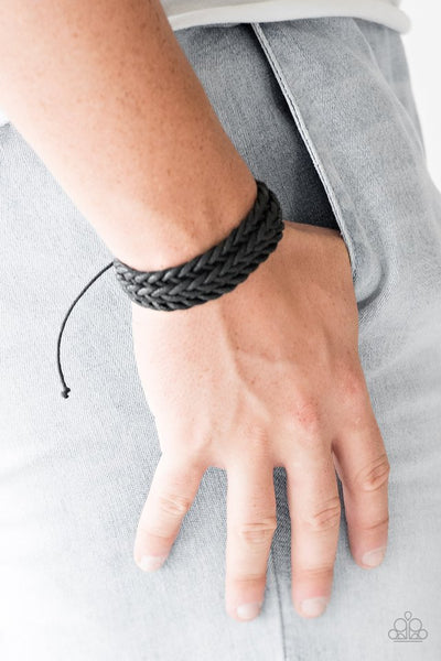 Paparazzi Urban Bracelet - KNOT The End Of The World - Black (#2076)