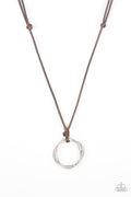 Paparazzi Urban Necklace - Go To Your ROAM! - Brown (PZ-045)