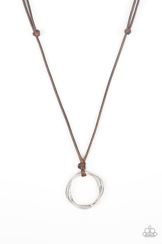 Paparazzi Urban Necklace - Go To Your ROAM! - Brown (PZ-045)