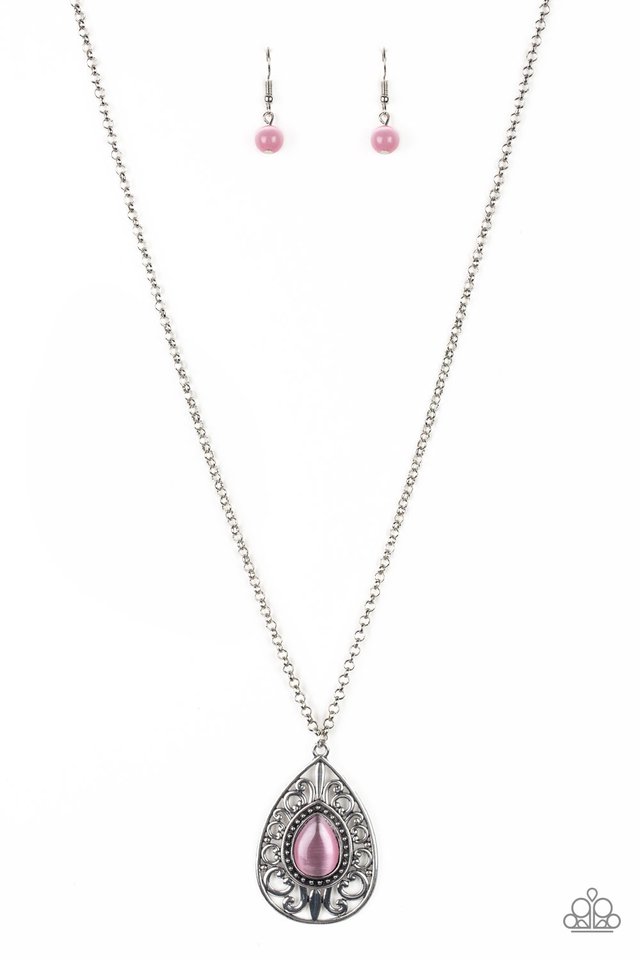 Paparazzi Necklace - Modern Majesty - Pink (#1791)