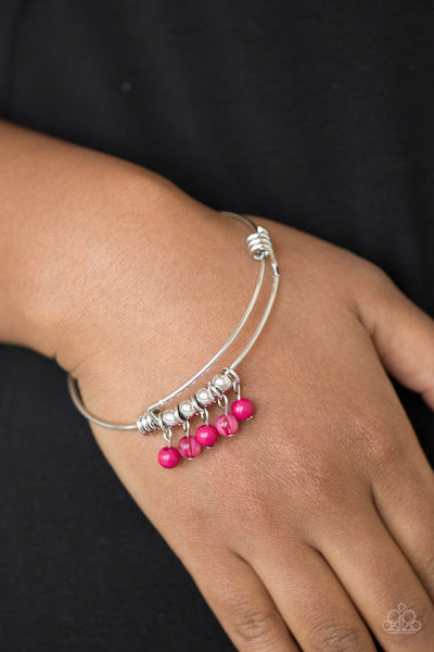 Paparazzi Bracelet - All Roads Lead To ROAM - Pink (#737)