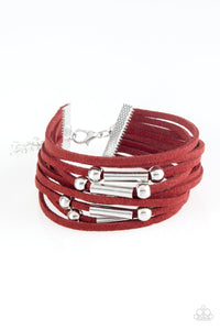 Back To BACKPACKER - Red Paparazzi Bracelet (W144)