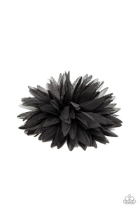 Bloom Baby, Bloom - Black-Paparazzi Hair Accessories (#1452)