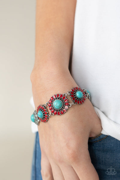 Bodaciously Badlands - Red Paparazzi Bracelet