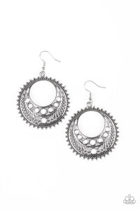 Paparazzi Earrings - Boho Bliss - White (#1074)