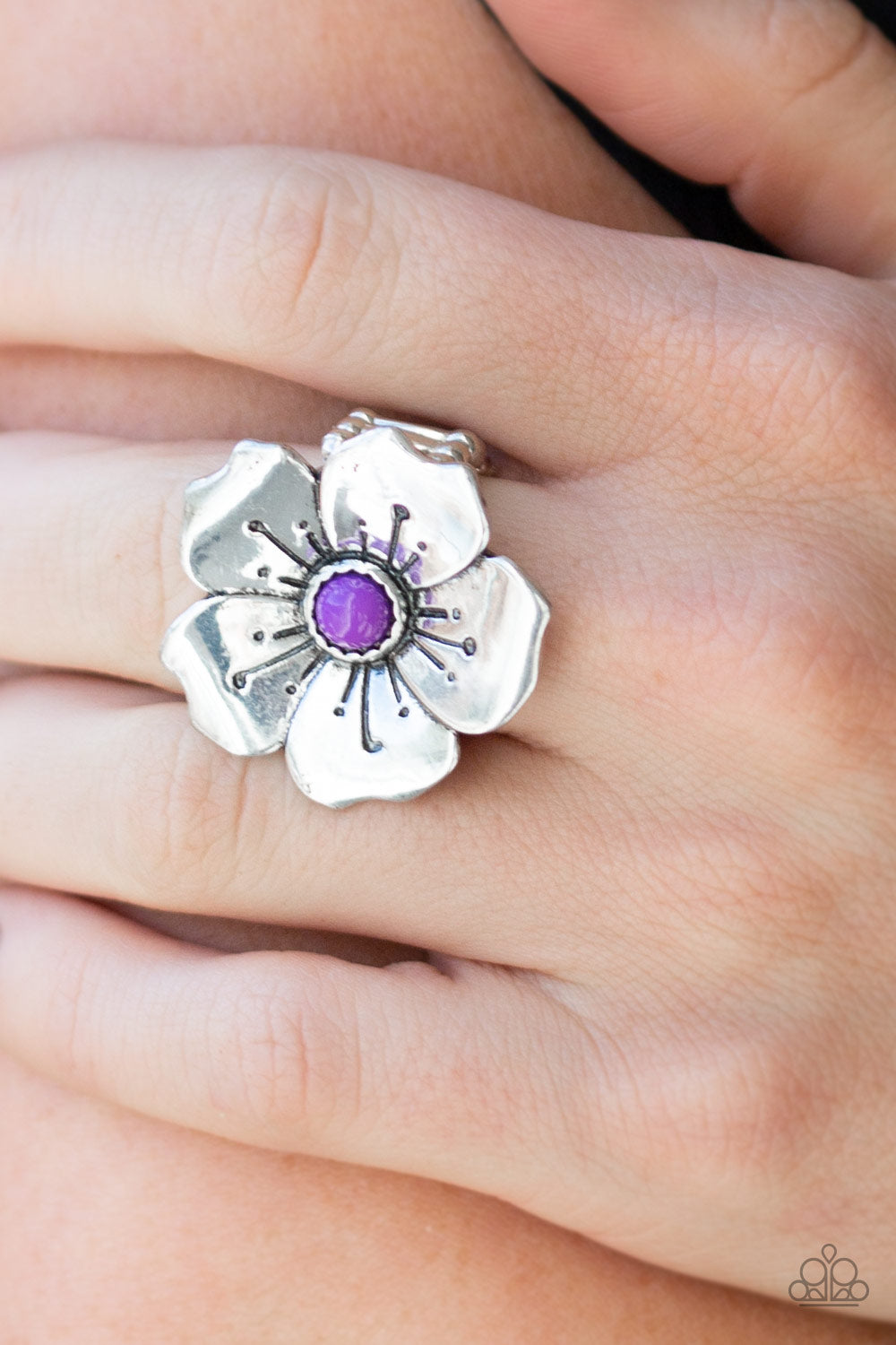 Paparazzi Ring - Boho Blossom - Purple (R342)